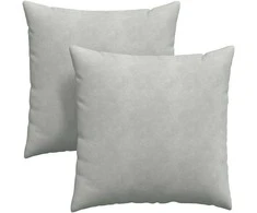 Sofa Pagalvės 2 pcs Šviesiai pilka 80 x 80 cm