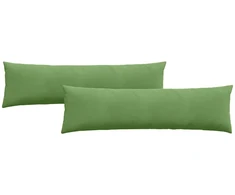 Sofa Pagalvės 2 pcs Šviesiai žalia 145 x 40 cm