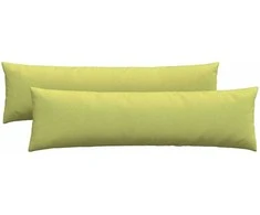 Sofa Pagalvės 2 pcs Šviesiai žalia 145 x 40 cm audinys