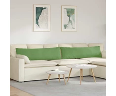 Sofa Pagalvės 2 pcs Šviesiai žalia 145 x 40 cm