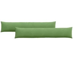 Sofa Pagalvės 2 pcs Šviesiai žalia 200 x 40 cm