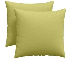 Sofa Pagalvės 2 pcs Šviesiai žalia 45 x 45 cm audinys