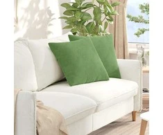 Sofa Pagalvės 2 pcs Šviesiai žalia 50 x 50 cm