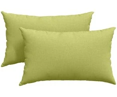 Sofa Pagalvės 2 pcs Šviesiai žalia 50 x 30 cm audinys