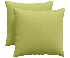 Sofa Pagalvės 2 pcs Šviesiai žalia 50 x 50 cm audinys