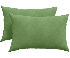 Sofa Pagalvės 2 pcs Šviesiai žalia 60 x 40 cm