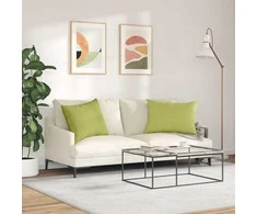 Sofa Pagalvės 2 vnt. audinys Šviesiai žalia 70 x 50 cm