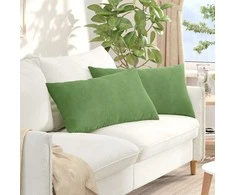 Sofa Pagalvės 2 pcs Šviesiai žalia 80 x 40 cm