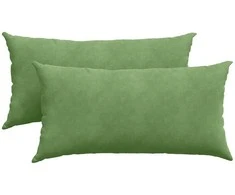 Sofa Pagalvės 2 pcs Šviesiai žalia 80 x 40 cm