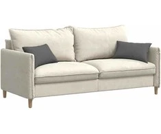 Sofa Pagalvės 2 pcs Tamsiai pilka 50 x 30 cm audinys