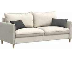 Sofa Pagalvės 2 pcs Tamsiai pilka 50 x 30 cm Kordūrinis audinys