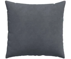 Sofa Pagalvės 2 pcs Tamsiai pilka 50 x 50 cm Kordūrinis audinys