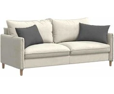 Sofa Pagalvės 2 pcs Tamsiai pilka 60 x 40 cm audinys