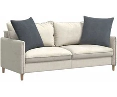 Sofa Pagalvės 2 pcs Tamsiai pilka 60 x 60 cm Kordūrinis audinys