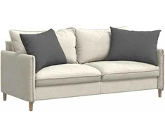 Sofa Pagalvės 2 vnt. audinys Tamsiai pilka 70 x 50 cm
