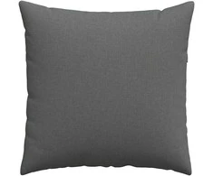 Sofa Pagalvės 2 vnt. audinys Tamsiai pilka 80 x 80 cm