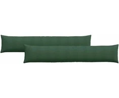 Sofa Pagalvės 2 pcs Tamsiai žalia 200 x 40 cm