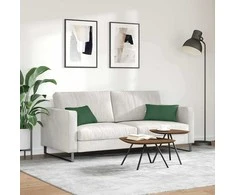Sofa Pagalvės 2 pcs Tamsiai žalia 50 x 30 cm Kordūrinis audinys