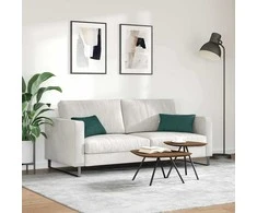 Sofa Pagalvės 2 pcs Tamsiai žalia 50 x 30 cm audinys