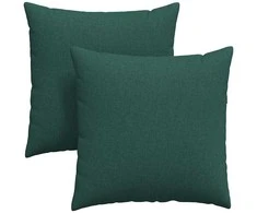 Sofa Pagalvės 2 pcs Tamsiai žalia 60 x 60 cm audinys
