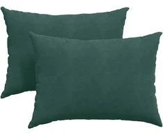 Sofa Pagalvės 2 pcs Tamsiai žalia 70 x 50 cm Kordūrinis audinys