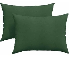 Sofa Pagalvės 2 pcs Tamsiai žalia 70 x 50 cm Kordūrinis audinys