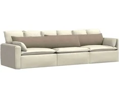 Sofa Pagalvės 2 vnt. audinys Tortora 200 x 40 cm