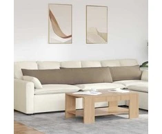 Sofa Pagalvės 2 pcs Taupe 200 x 40 cm audinys