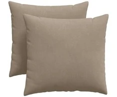 Sofa Pagalvės 2 pcs Taupe 45 x 45 cm audinys