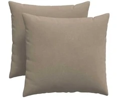 Sofa Pagalvės 2 pcs Taupe 50 x 50 cm audinys