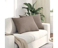Sofa Pagalvės 2 pcs Taupe 70 x 50 cm audinys