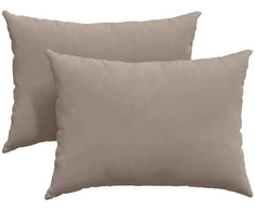 Sofa Pagalvės 2 pcs Taupe 70 x 50 cm audinys