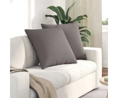 Sofa Pagalvės 2 pcs Tortora 80 x 80 cm audinys