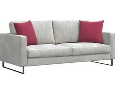 Sofa Pagalvės 2 pcs Vyno raudona 45 x 45 cm Kordūrinis audinys