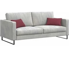 Sofa Pagalvės 2 pcs Vyno raudona 50 x 30 cm audinys