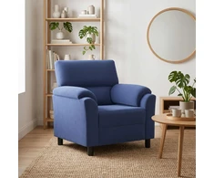 Sofa Policijos mėlyna 94 x 85 x 93 cm Aksomas