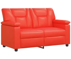 Sofa Raudona 151 x 85 x 93 cm Dirbtinė oda