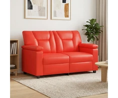 Sofa Raudona 151 x 85 x 93 cm Dirbtinė oda