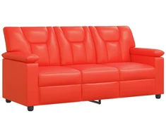 Sofa Raudona 191 x 85 x 93 cm Dirbtinė oda