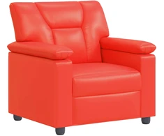 Sofa Raudona 91 x 85 x 93 cm Dirbtinė oda