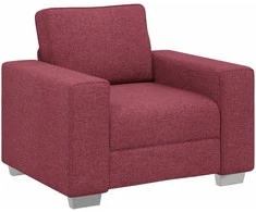 Sofa Kėdė Vyno raudona 100 cm audinys