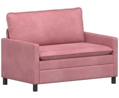 Sofa Rožinė 126 x 81 x 87,5 cm Aksomas
