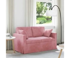 Sofa Rožinė 138 x 78 x 80 cm Aksomas