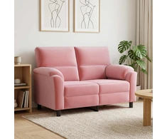 Sofa Rožinė 154 x 85 x 93 cm Aksomas