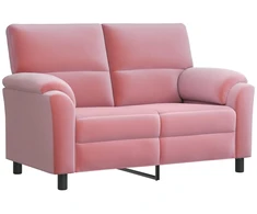Sofa Rožinė 154 x 85 x 93 cm Aksomas