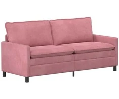Sofa Rožinė 196 x 81 x 87,5 cm Aksomas