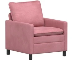 Sofa Rožinė 76 x 81 x 87,5 cm Aksomas