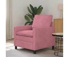 Sofa Rožinė 76 x 81 x 87,5 cm Aksomas