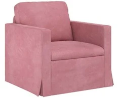 Sofa Rožinė 78 x 78 x 80 cm Aksomas