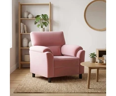 Sofa Rožinė 94 x 85 x 93 cm Aksomas